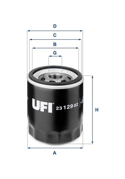 YAG FILTRESI OPEL ASTRA F ASTRA G CORSA B CORSA C VECTRA B VECTRA C BM 96-04 650104 UFI 23.129.02 OEM