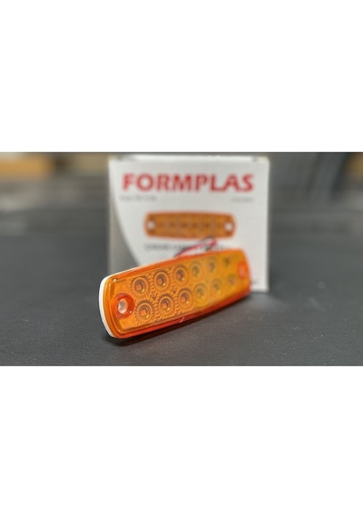 Ahmet Otomotiv Sarı Çakar Lamba 12ledli 12cm 12v-24v Uyumlu 2adet
