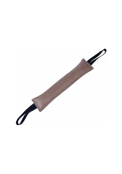 Deri Eğitim Köpek Isırma Yastığı Bej 8x45 Cm Çok Renkli