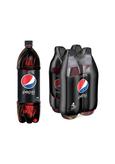 Pepsi Max Cola 1 Lt 4'lü Paket