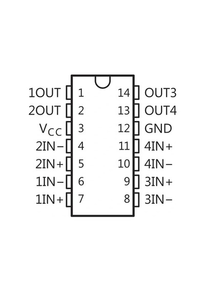 Lm2901n Komparatör Entegresi Pdip-14