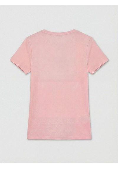 Lcw Everyday Pembe V Yaka Kadın Tişört