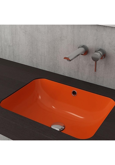 Bocchi Scala Tezgah Altı Lavabo Parlak Turuncu 1006-012-0125