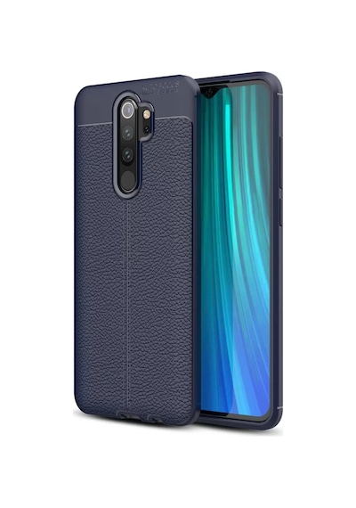Newface Xiaomi Redmi Note 8 Pro Kılıf Auto Focus Kapak - Lacivert Diğer