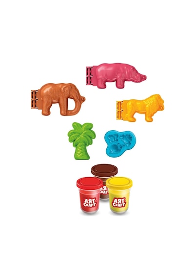 03997 Art Craft Orman Hayvanları Hamur Set 168 Gr -fentoys Çok Renkli