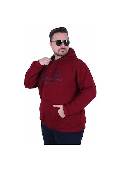 Moc Grande Mocgrande Büyük Beden 3ip Kapüşonlu Sweat Let's Go 25720 Murdum Murdum