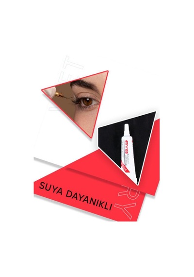 Makyaj Fırçası & Aplikatör Su Geçirmez Kirpik Yapıştırıcısı Glue Siyah Renk