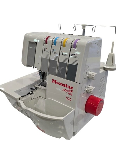 Ev Tipi Çok Fonksiyonlu Profesyonel Overlok Dikiş Makinesi 2-3-4 İplik / Model 520 Beyaz