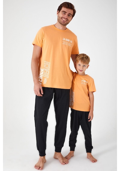 Roly Poly 3041 Venice Beach Erkek Çocuk Kısa Kol Pijama Takım 001