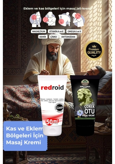 Süper Redroid Bakım Kremi 50 Ml+ıbn-ı Sina Çörek Otu Kremi 50 Ml