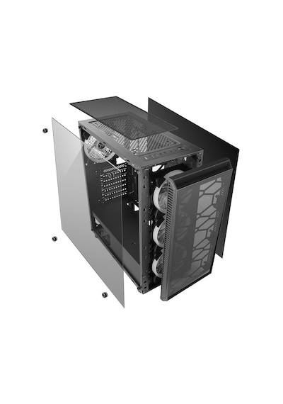Turbox TX826 i7-860 16 GB 256 GB SSD 4 GB Free Dos Masaüstü Oyuncu Bilgisayarı