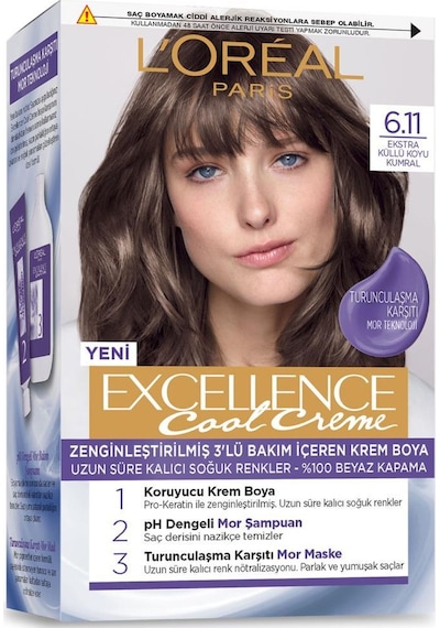 L’Oréal Paris Excellence Cool Creme Saç Boyası – 6.11 Ekstra Küll (483281932)