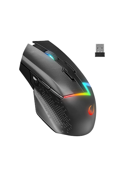 Rampage Drop M3v2 24000 Dpı 3311 Sensor Siyah Rgb Şarjlı Kablosuz Gaming Oyuncu Mouse Drop M3 V2