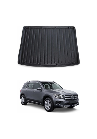 Mercedes Glb X247 5 Koltuklu 2019+ Uyumlu Araca Özel Kauçuk Bagaj Havuzu Siyah Alt İçin
