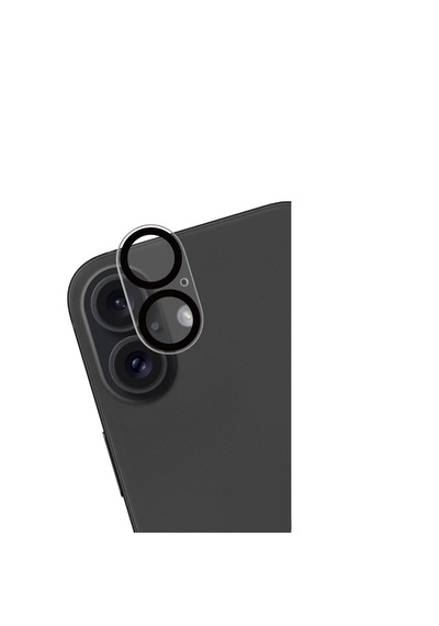 Apple Uyumlu iPhone 16 / 16 Plus 3d Kamera Camı Lens Koruyucu Şeffaf Al3403