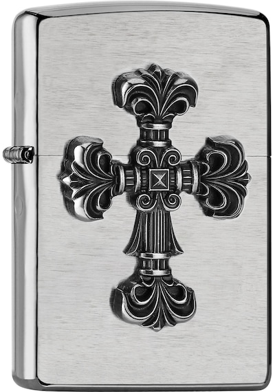 Zippo Pl 200 Kreuz - Emblem 3d Çakmak