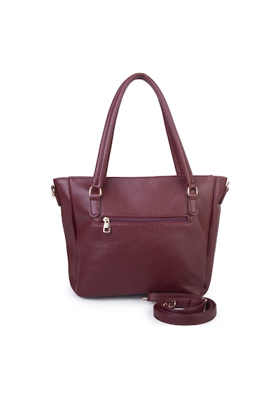 Nas Bag Kadın 2 Li Set Omuz Çantası Bordo Victoria