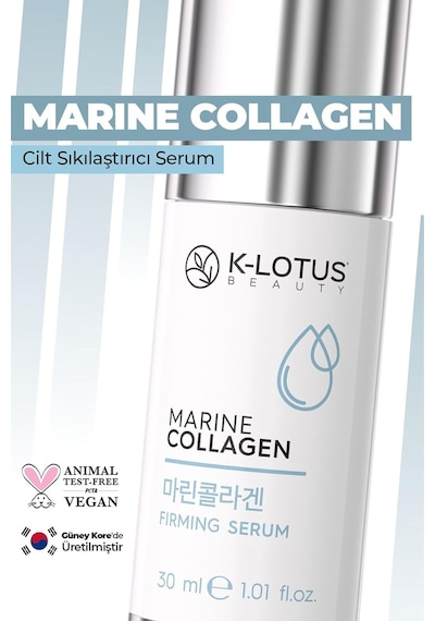 Marine Collagen Gözenek Sıkılaştırıcı, Aydınlatıcı Ve Kırışıklık Karşıtı Cilt Serumu 30 Ml