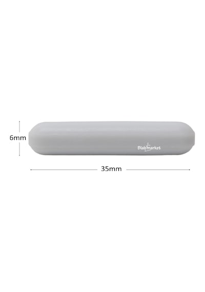 Manyetik - Teflon Karıştırıcı Balık Silindirik 6 x 35 MM - 5 Adet