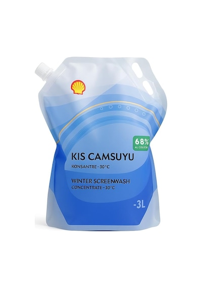 Ayrex Shell Kışlık Cam Suyu -30 Winter Screenwash Concentrate Cam Suyu 3 Litre