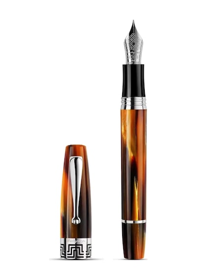 Montegrappa Extra 1930 Turtle Brown Dolma Kalem - M Uç Isexf3cw Kahverengi