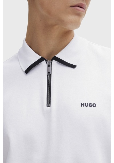 Hugo Erkek Polo Yaka T Shirt 50511721 100 Beyaz