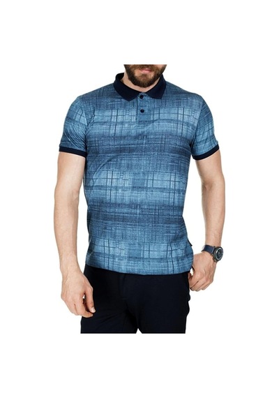 Erkek Polo Yaka Baskılı Tişört Bgl-St00530