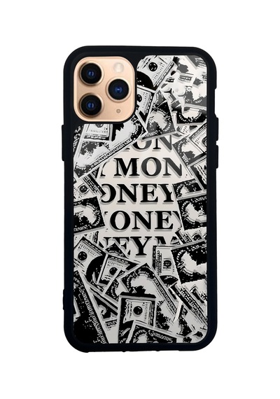 Apple Uyumlu iPhone 11 Pro Money Tasarımlı Glossy Telefon Kılıfı Çok Renkli