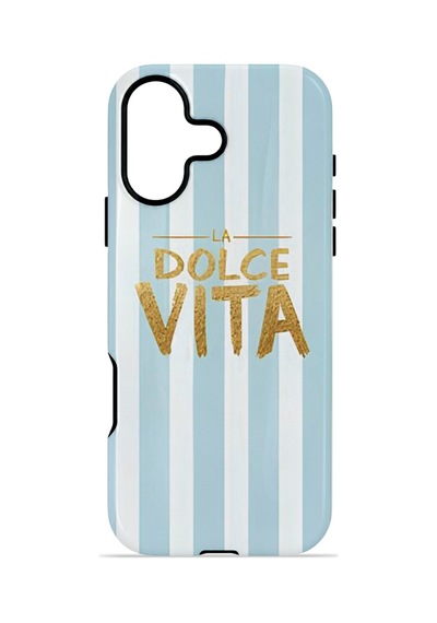 Apple iPhone Uyumlu 16 Plus Vorian Çift Katmanlı Kılıf La Dolce Vita Blue