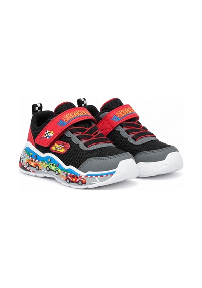 Skechers Play Scene 407312n-bkrd Ortopedik Çocuk Spor Ayakkabı siyah