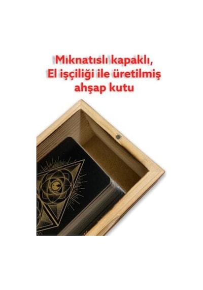 Tarot Kartları Ahşap Kutulu Ahşap Kutulu Tarot