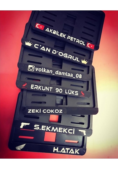 Appcity Kişiye Özel Isimli Motosiklet Plakalık 272519951