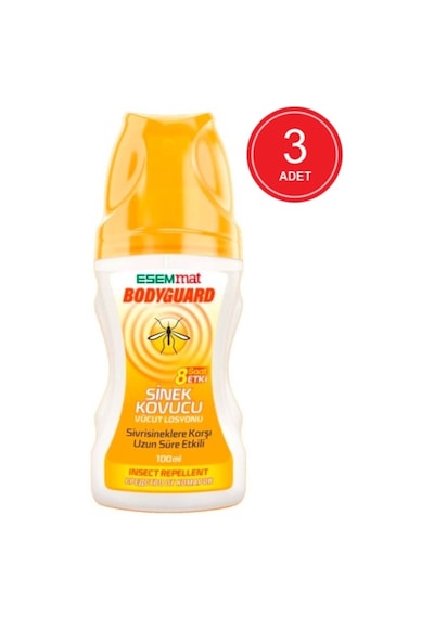 Esemmat Bodyguard Sinek Kovucu Vücut Losyonu 3 x 100 ML