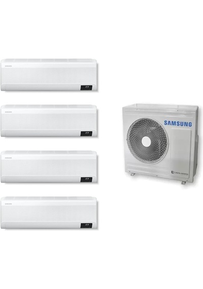 Samsung 34000 BTU 1 Dış + 4 İç Ünite (9+9+12+12) Duvar Tipi Multi Inverter Klima Samsung 34000 BTU 1 Dış + 4 İç Ünite (9+9+12+12) Duvar Tipi Multi Inverter Klima