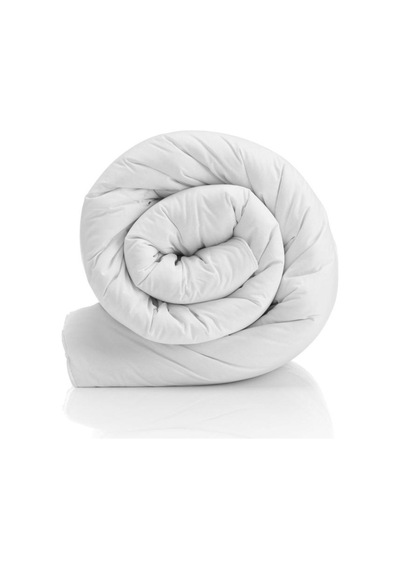 Çift Kişilik Microfiber Silikon Yorgan 195X215 Cm Antibakteriyel Beyaz