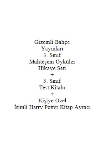 3. Sınıf Hikaye Kitabı Seti Gizemli Bahçe Yayınları Ay Çöreği Ülkesi Atasözleri ve Deyiml Sınıf Test Okul Çocuk Kitapları 52447089