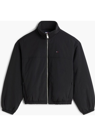 Tommy Hilfiger Tjw Kadın Dolgulu Dik Yaka Siyah Ceket-16392