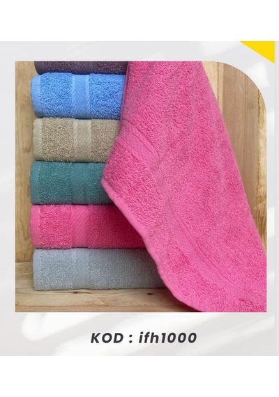 Bimar Bukle Dray El Ve Yüz Havlusu 50 X 80 Cm X 6 Adet Çok Renkli