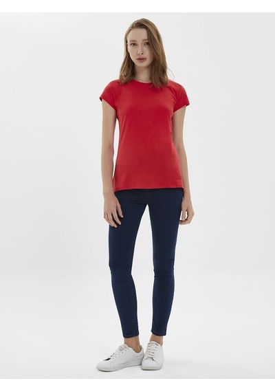LOFT Regular Fit Kadın Tshirt K.kol Lf2022313 Q1.v1 Kırmızı