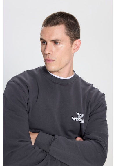 Wrangler Regular Fit Normal Kesim Bisiklet Yaka %100 Pamuk Antrasit Sweatshirt W6895935355 Koyu Füme Wrangler Regular Fit Normal Kesim Bisiklet Yaka %100 Pamuk Antrasit Sweatshirt W6895935355 Koyu Füme
