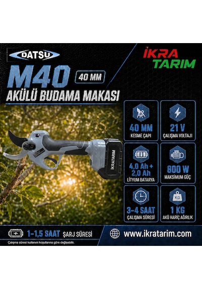 Datsu Akülü Budama Makası - 40 Mm