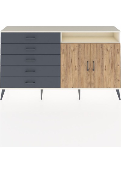 Arges Konsol 2 Raflı 5 Çekmeceli 2 Kapaklı 176x30x99 Aytaşı-çam/a Aytaşı-çam/antrasit Arges Konsol 2 Raflı 5 Çekmeceli 2 Kapaklı 176x30x99 Aytaşı-çam/a Aytaşı-çam/antrasit