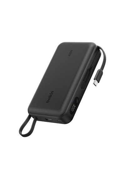 Ultracharge 20000 Mah Usb-c Kablolu Ve Ekranlı Power Bank, Siyah