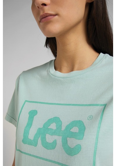 Lee Slim Fit Dar Kesim Bisiklet Yaka Kısa Kollu Tişört L44PUZUL Açık Yeşil Lee Slim Fit Dar Kesim Bisiklet Yaka Kısa Kollu Tişört L44PUZUL Açık Yeşil