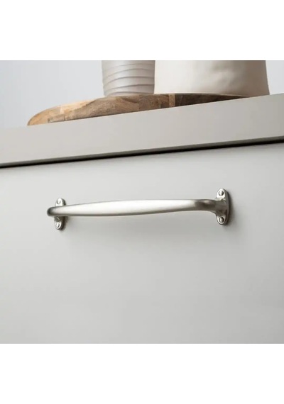 System Mobilya Kulbu Mat Nikel Saten Renk 160mm Kulp Sy4595 0160 Nbm Çok Renkli