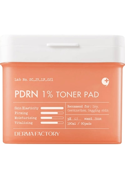 %1 Pdrn Somon Dna Ve Hyalüronik Asit İçeren Sıkılaştırıcı Tonikli Ped Toner Pad