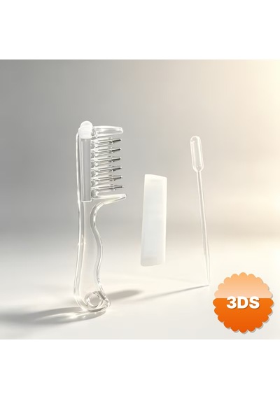 Saç Bakım Yağı Uygulama Tarağı Serum Tarağı Yeniden Doldurulabilir Hazne