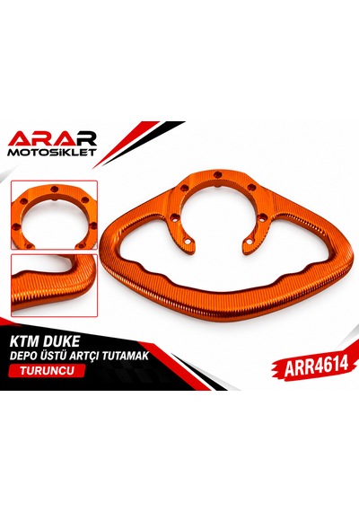 Ktm Duke Depo Üstü Artçı Tutamak Turuncu-4614
