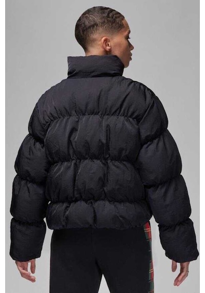 Nike Jordan Puffer Oversize Synthetic Fill Jacket Sentetik Dolgulu Bol Kesim Kadın Mont Siyah Siyah