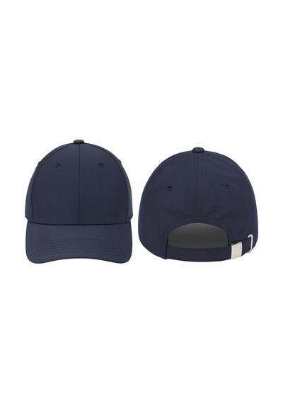 Perlotus Unisex Spor Kep Şapka Mikro Polyester Kumaş 6 Parça Ayarlanabilir Metal Tokalı Lacivert
